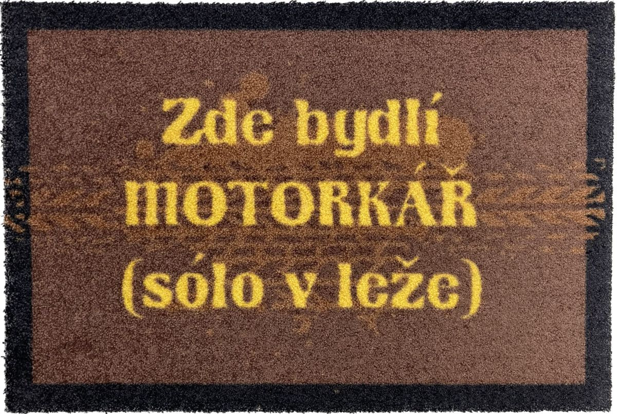 Veselá rohožka MOTORKÁŘ