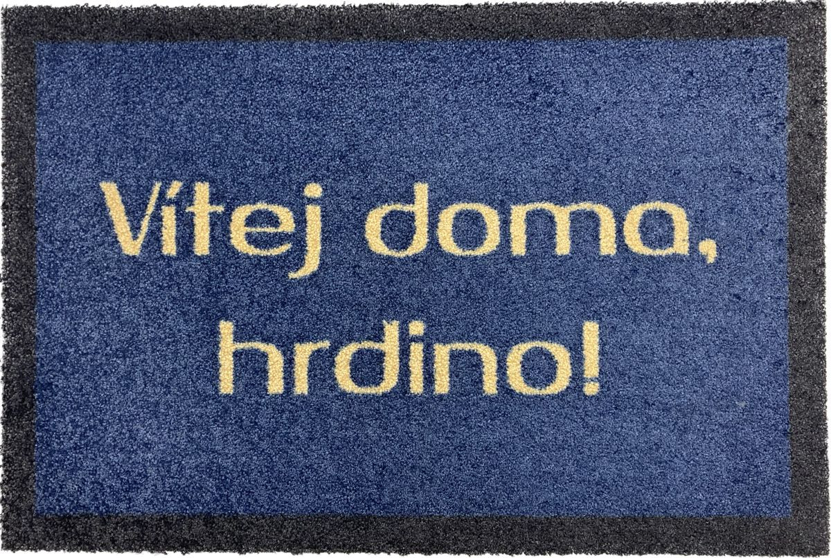 Veselá rohožka VÍTEJ DOMA, HRDINO