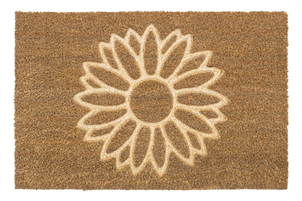 Kokosová rohožka E-COCO EMBOSSED SUNFLOWER