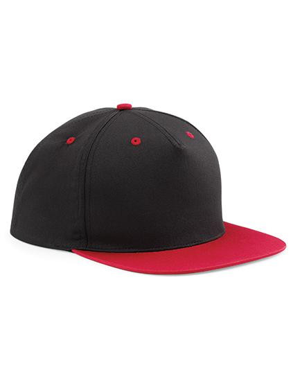 Kšiltovka Contrast Snapback 5panelová, červená